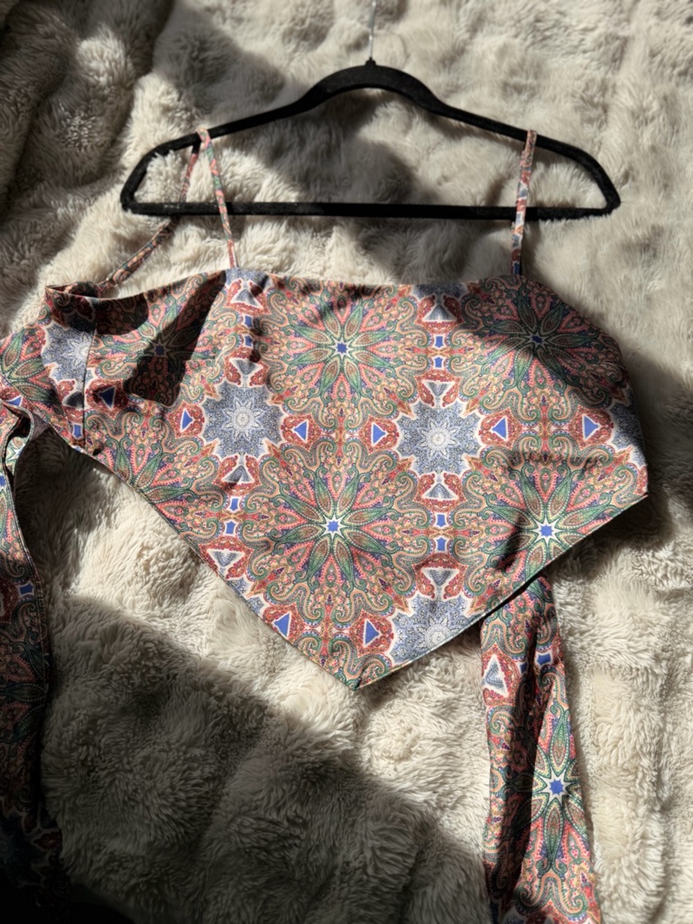 House of Harlow 1960 Paisley Handkerchief Hem Camisole - Multi